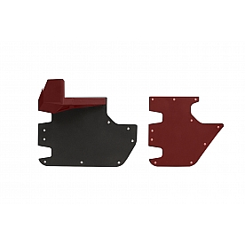 Fab Fours Body Protector Kit - Bare Steel Silver - JK3000B