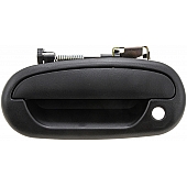 Help! By Dorman Exterior Door Handle - Plastic Black Single - 77136