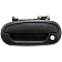 Help! By Dorman Exterior Door Handle - Plastic Black Single - 77136