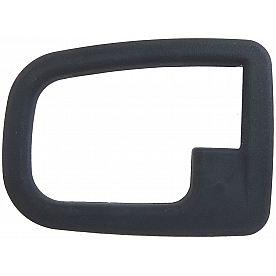 Help! By Dorman Interior Door Handle Bezel - Textured Black Plastic - 95121