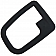 Help! By Dorman Interior Door Handle Bezel - Textured Black Plastic - 95121
