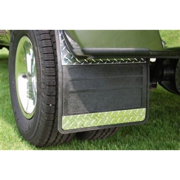 Owens Products Mud Flap Black Smooth Rubber Set Of 2 - 86RF106D