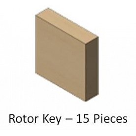 Fill Rite by Tuthill Liquid Transfer Tank Pump Rotor Key - KIT120RKP