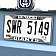 Fan Mat License Plate Frame - MLB San Francisco Giants Logo Metal - 26703