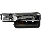 Help! By Dorman Interior Door Handle - Paddle Plastic Black Housing With Silver Lever Single - 81366