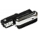 Help! By Dorman Interior Door Handle - Paddle Plastic Black Housing With Silver Lever Single - 81366