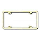 Automotive Gold License Plate Frame - Gold ABS Plastic - SP451G