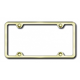 Automotive Gold License Plate Frame - Gold ABS Plastic - SP451G