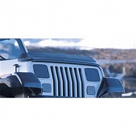 Rugged Ridge Bug Shield - Acrylic Smoke Hood And Fender - 1135001