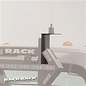 BackRack Headache Rack Antenna Mount Black Steel - 91008