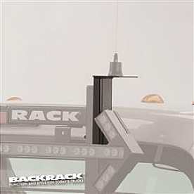 BackRack Headache Rack Antenna Mount Black Steel - 91008