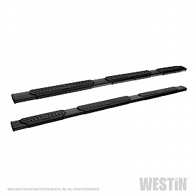 Westin Automotive Nerf Bar - Truck Wheel to Wheel Black Powder Coated Aluminum Oval - 28534705