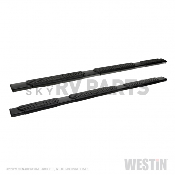 Westin Automotive Nerf Bar - Truck Wheel to Wheel Black Powder Coated Aluminum Oval - 28534705