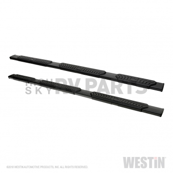 Westin Automotive Nerf Bar - Truck Wheel to Wheel Black Powder Coated Aluminum Oval - 28534705-1