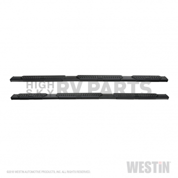 Westin Automotive Nerf Bar - Truck Wheel to Wheel Black Powder Coated Aluminum Oval - 28534705-2