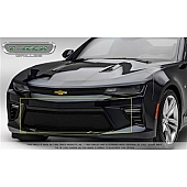 T-Rex Truck Products Bumper Grille Insert Overlay Powder Coated Black Steel - 52036
