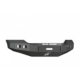 Road Armor Bumper Stealth 1-Piece Design Steel Black - 6114R0B