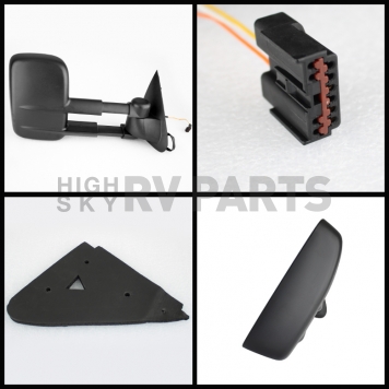 Xtune Exterior Towing Mirror Electric Rectangular Single - 9924903-1