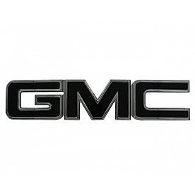 All Sales Emblem - GMC Black Aluminum - 96515KP