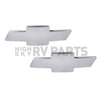 All Sales Emblem - Chevrolet Bow-Tie Silver Aluminum - 96098P