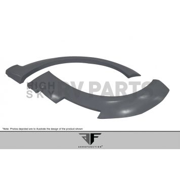 Extreme Dimensions Fender Flare - Gray Polyurethane Primered Set Of 2 - 109708