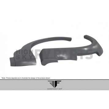Extreme Dimensions Fender Flare - Gray Polyurethane Primered Set Of 2 - 109708-1