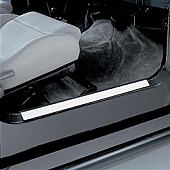 Smittybilt Door Sill Protector - Stainless Steel Silver Set Of 2 - 7488