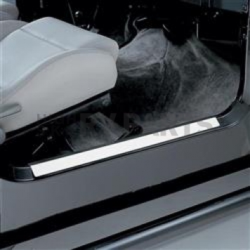 Smittybilt Door Sill Protector - Stainless Steel Silver Set Of 2 - 7488