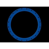 KMC Wheels Wheel Bead Lock Ring Blue 17 Inch Diameter Single - 827BR17-BL