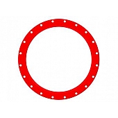 KMC Wheels Wheel Bead Lock Ring Red 18 Inch Diameter Single - 827BR18-RD