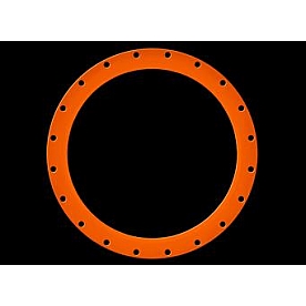 KMC Wheels Wheel Bead Lock Ring Orange 20 Inch Diameter Single - 827BR20-OR