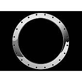KMC Wheels Wheel Bead Lock Ring Silver 22 Inch Diameter Single - 827BR22-CH