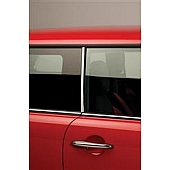 Putco Body Pillar Cover - Chrome Plated Stainless Steel Silver Set of 2 - 402026