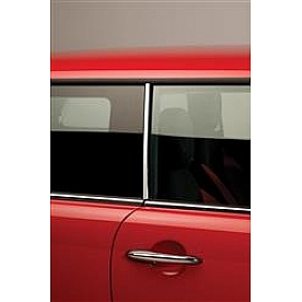 Putco Body Pillar Cover - Chrome Plated Stainless Steel Silver Set of 2 - 402026