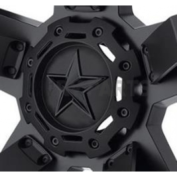 KMC Wheels Wheel Center Cap Closed Black  Single - SC-198