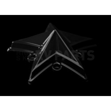 KMC Wheels Wheel Center Cap  Black  Pack of 5 - XDSTAR-GB-PK