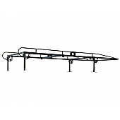 Buyers Products Ladder Rack Black Powder Coated 21 Inch To 31 Inch Height 1000 Pound Capacity - 1501260