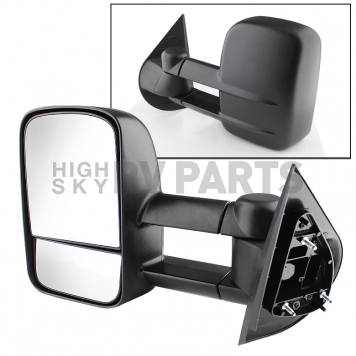 Xtune Exterior Towing Mirror Manual Rectangular Single - 9924972