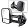 Xtune Exterior Towing Mirror Manual Rectangular Single - 9924972