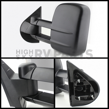 Xtune Exterior Towing Mirror Manual Rectangular Single - 9924972-1