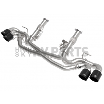 AFE Exhaust Mach Force XP Cat Back System - 49-34127NM-B