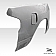 Extreme Dimensions Fender Flare - Black Fiberglass Primered Set Of 2 - 100851