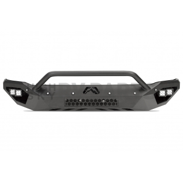Fab Fours Bumper Vengeance 1-Piece Design Steel Black - FR19D48521