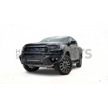 Fab Fours Bumper Vengeance 1-Piece Design Steel Black - FR19D48521-2