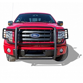 Black Horse Offroad Grille Guard  Black Powder Coated Steel - 17FP30MA