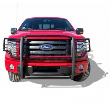 Black Horse Offroad Grille Guard  Black Powder Coated Steel - 17FP30MA