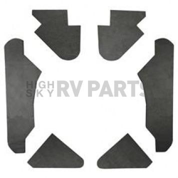 Design Engineering (DEI) Hood Insulation Pad - Custom Fit Peel And Stick Design Black Textured Finish - 050124