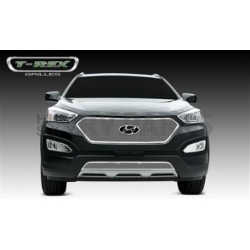 T-Rex Truck Products Grille Insert - Mesh Oval Polished Stainless Steel - 54493