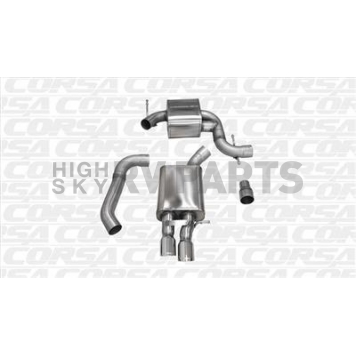 Corsa Performance Exhaust Touring Cat Back System - 14598