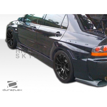 Extreme Dimensions Side Skirt - Primered Fiberglass Reinforced Plastic Black Set of 2 - 107213-1